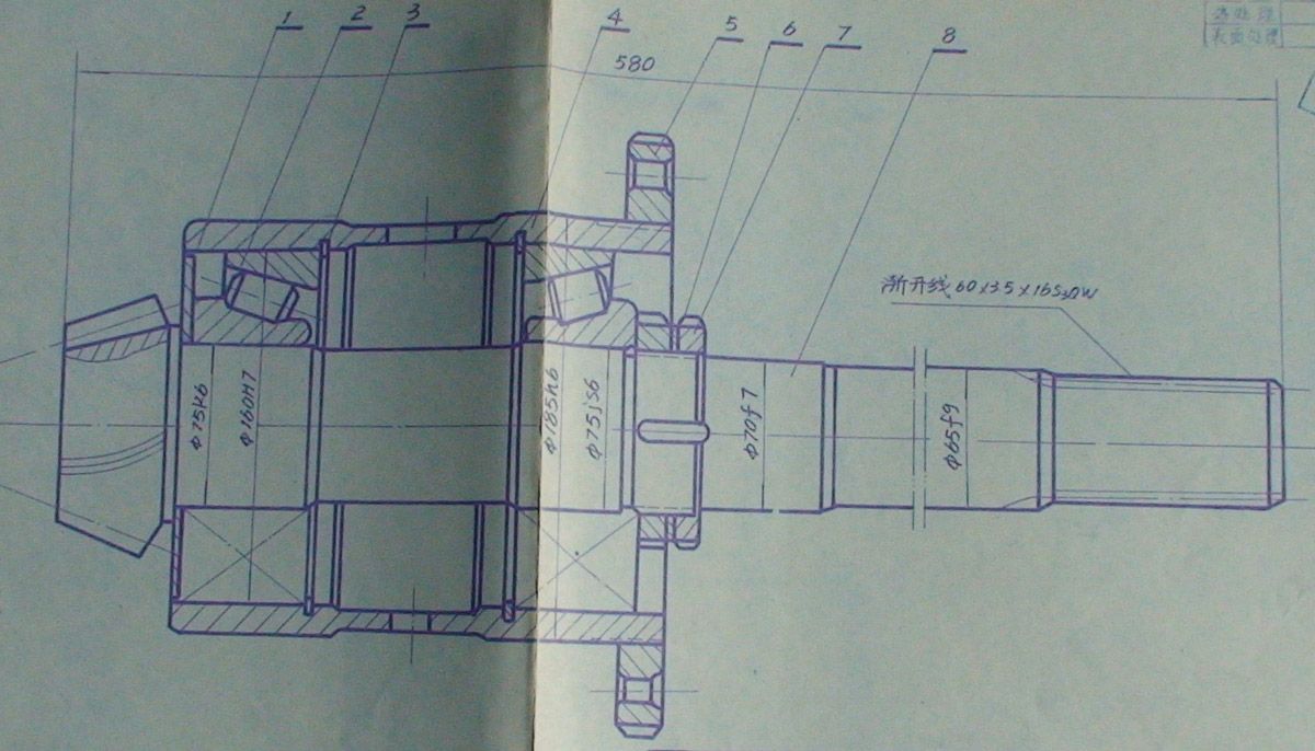 皮带机减速机输入轴