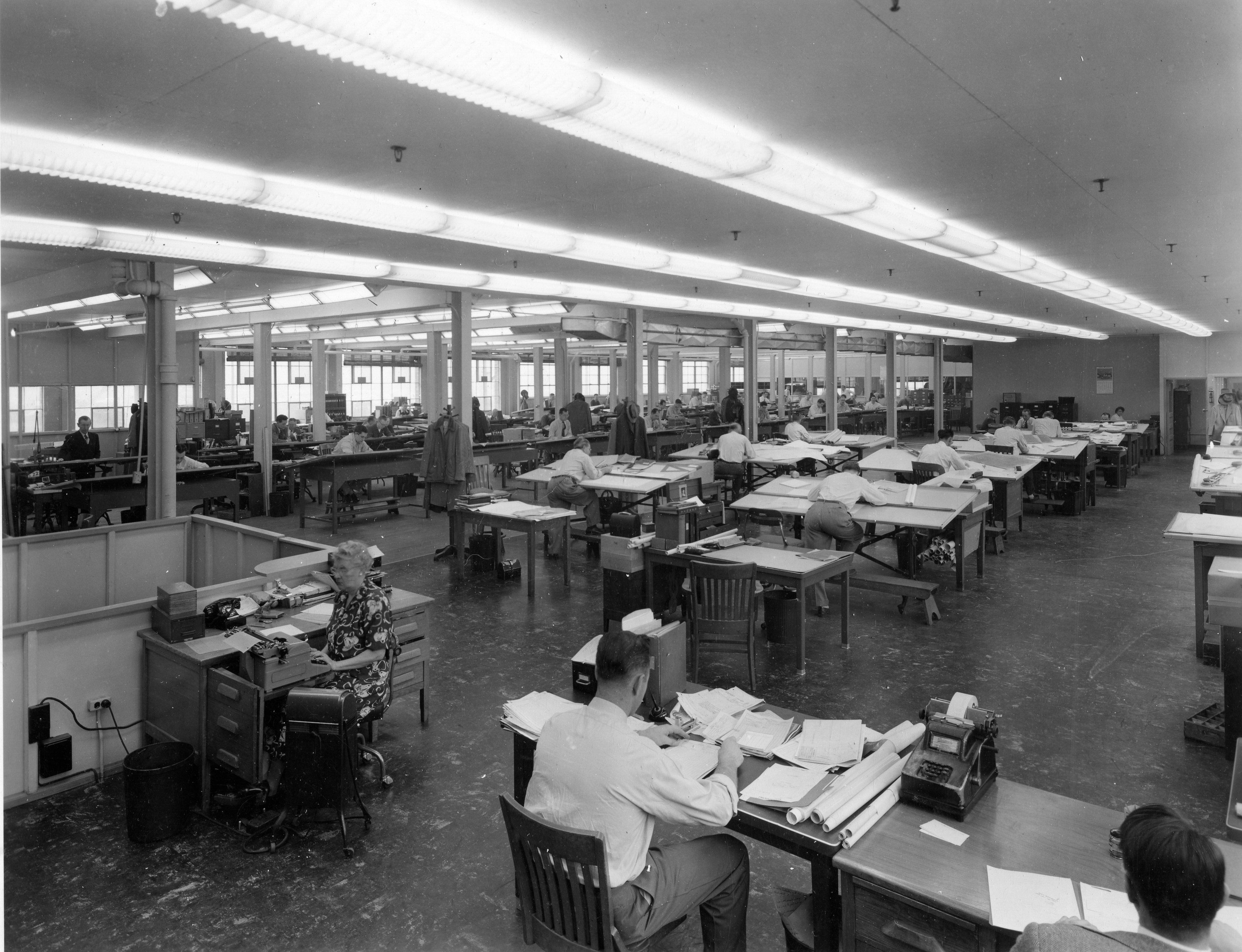 Clark ITD Battle Creek (Engineering Dept; ca 1950s).jpg