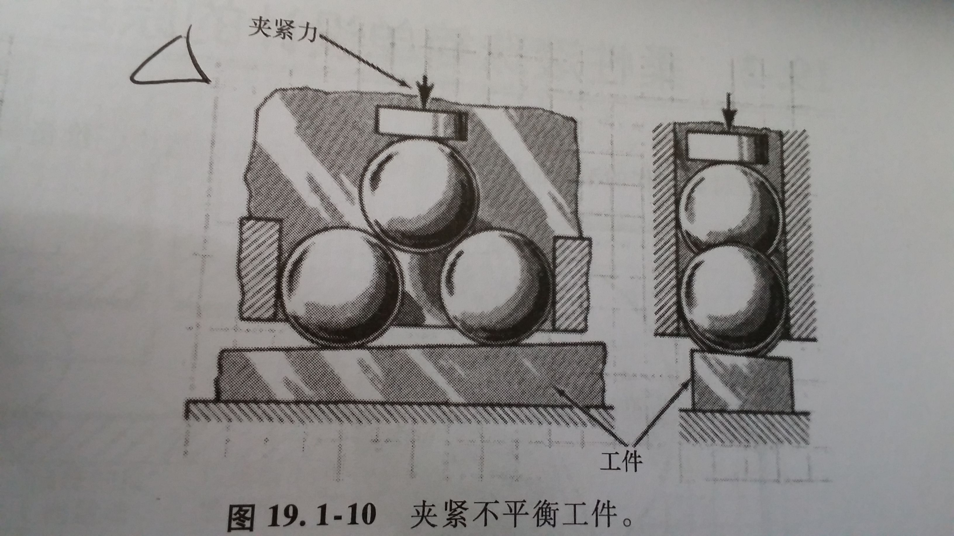 钢珠夹紧示例