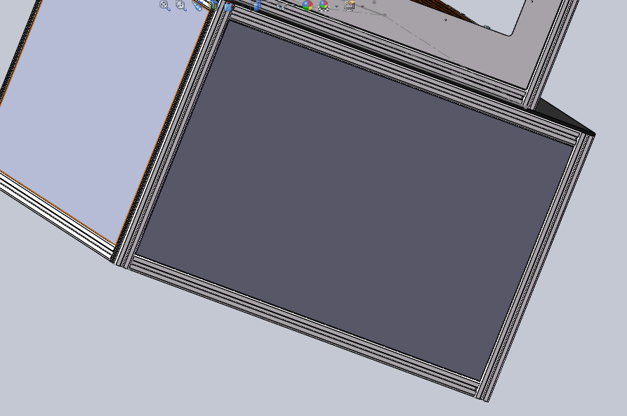 型材架子的封板边角这样处理合适么