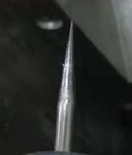这个是旋转锉刀将刃口磨掉后的