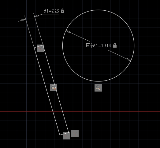 添加相切约束