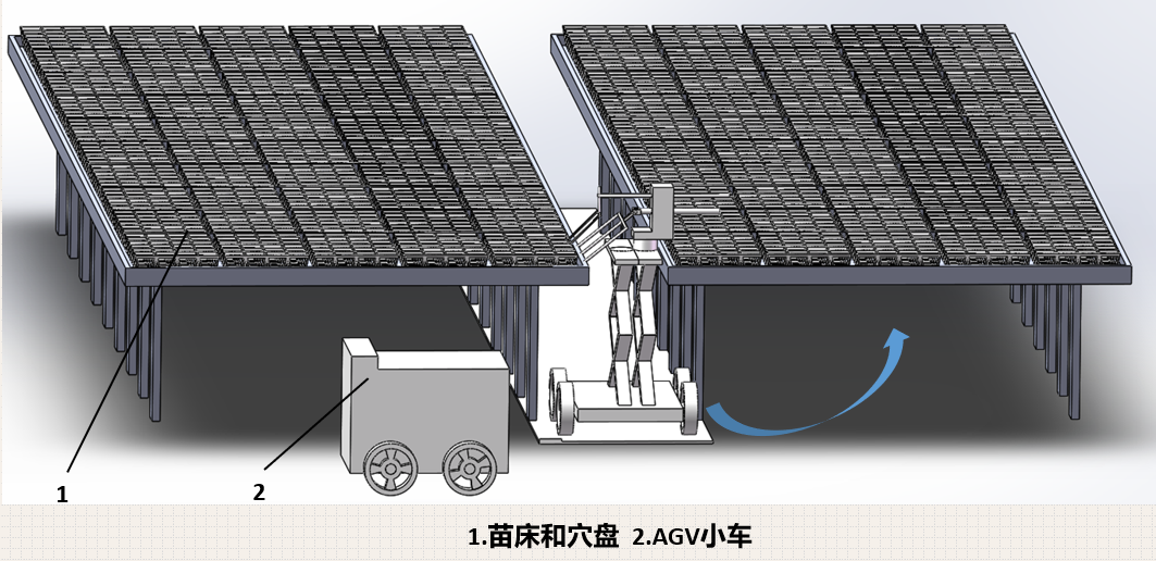 苗床和搬运机器人