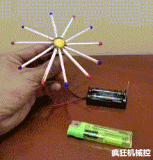 火柴在快速旋转中，能不能被点燃呢？.gif