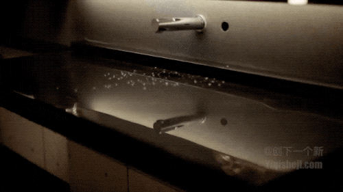 没想到，还有这样的洗手盆.gif